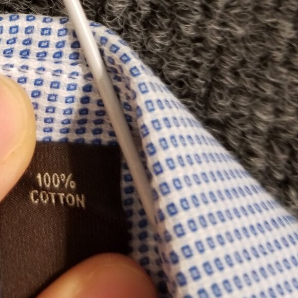 Men's Tasso Elba Button-Down LS Shirt size XL - Picture 5 of 9